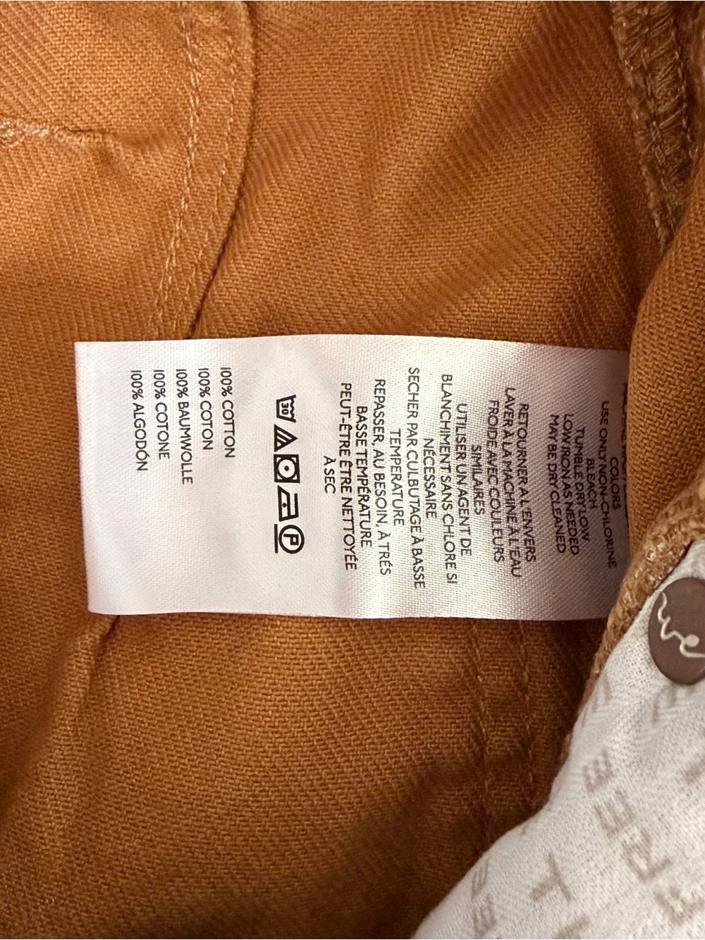NWT Free People We The Free Good Luck White Coated Barrel Jeans - Picture 8 of 8